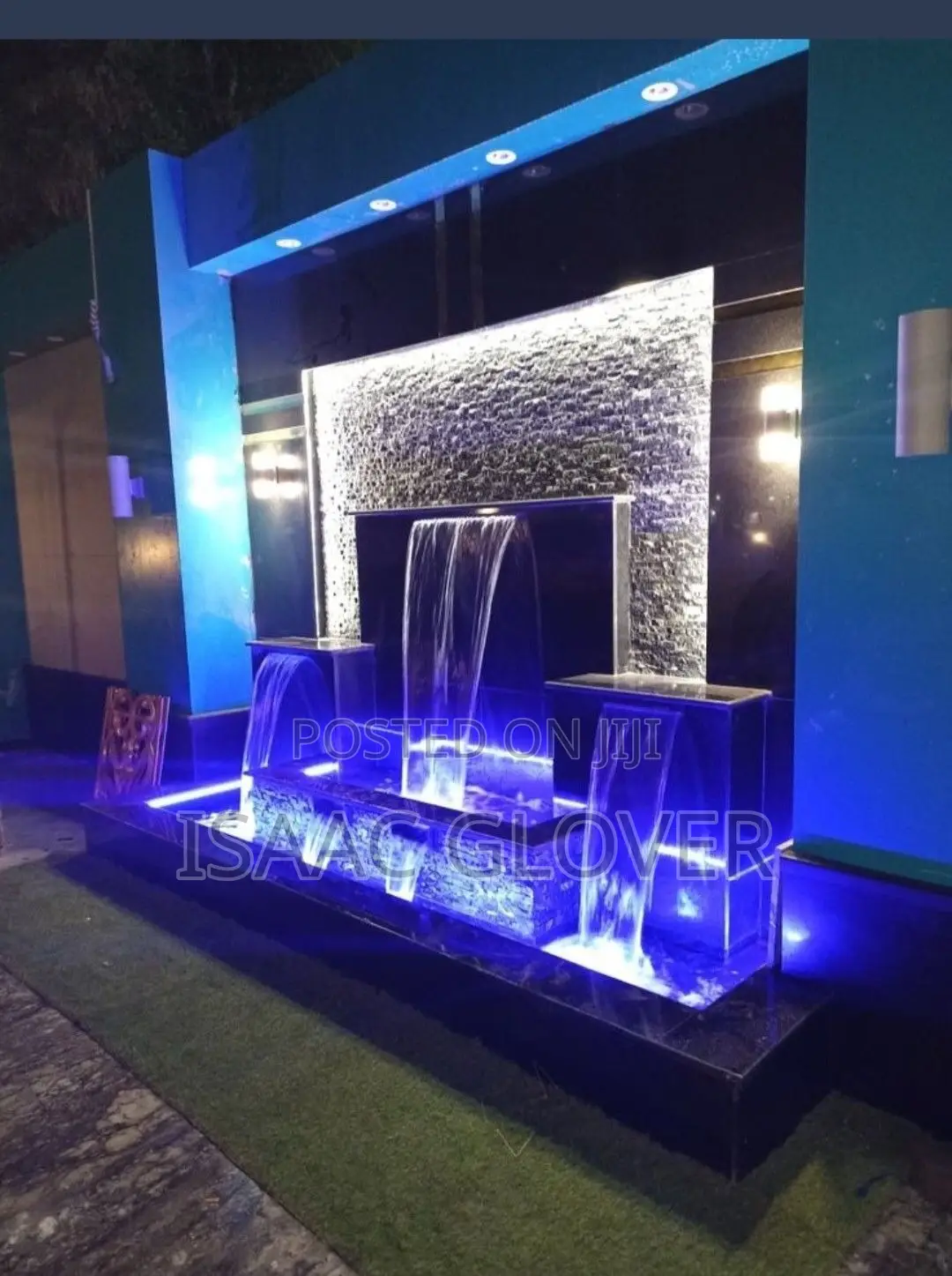 Water Fall Fountain Construction