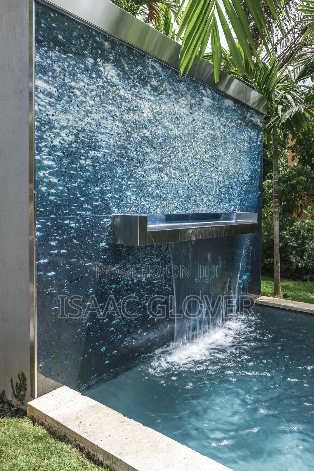 Water Fall Fountain Construction