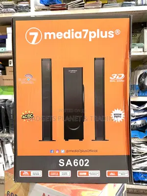 Media7plus Super Bass Bluetooth Sound Bar Woofer Set - 60w