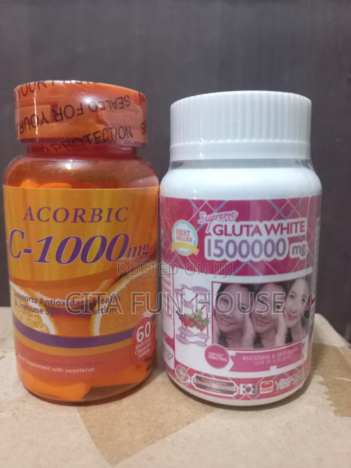 Gluta White 15000mg Vitamin C-1000mg