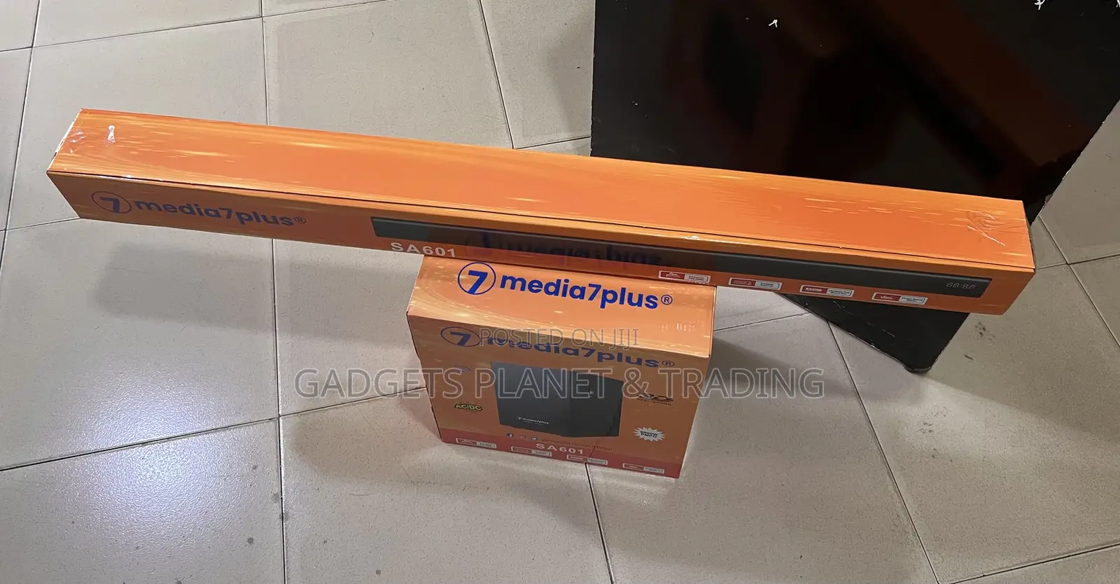 Media7plus Super Bass Bluetooth Sound Bar Woofer Set - Sa601