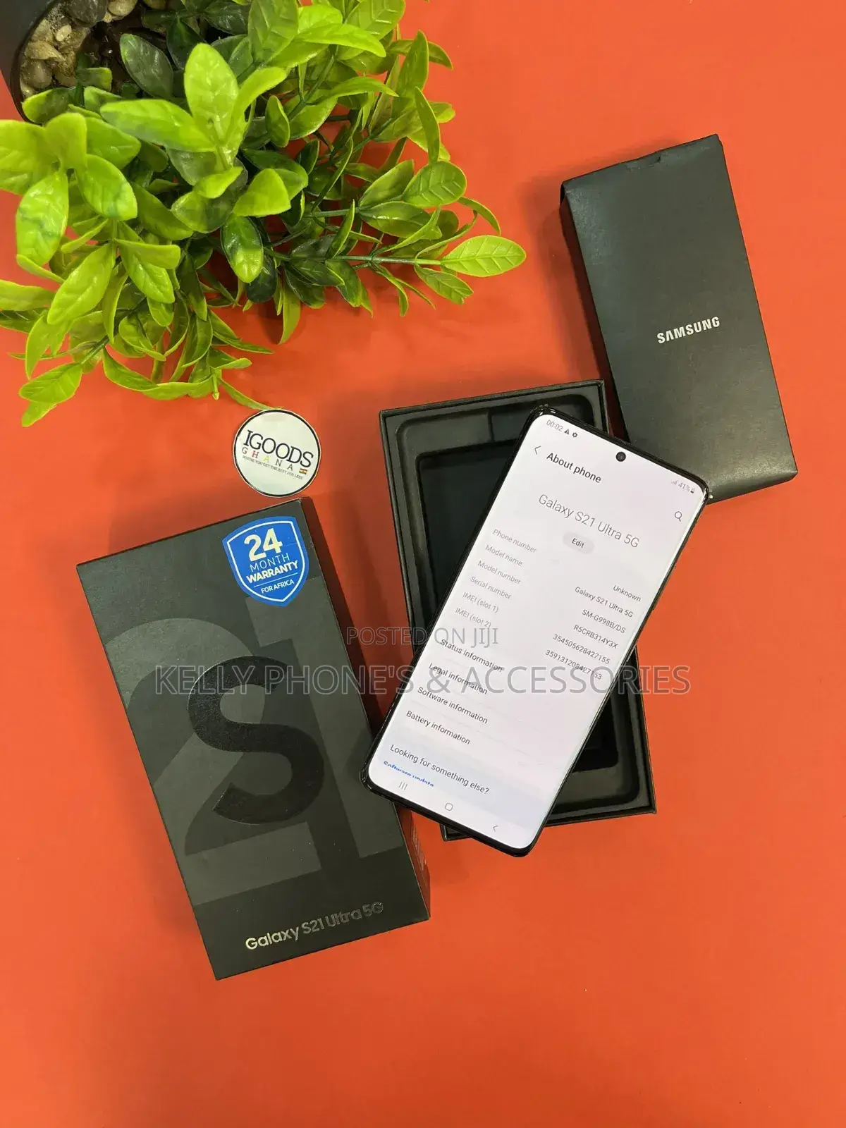 New Samsung Galaxy S21 Ultra 5G 256 GB Black
