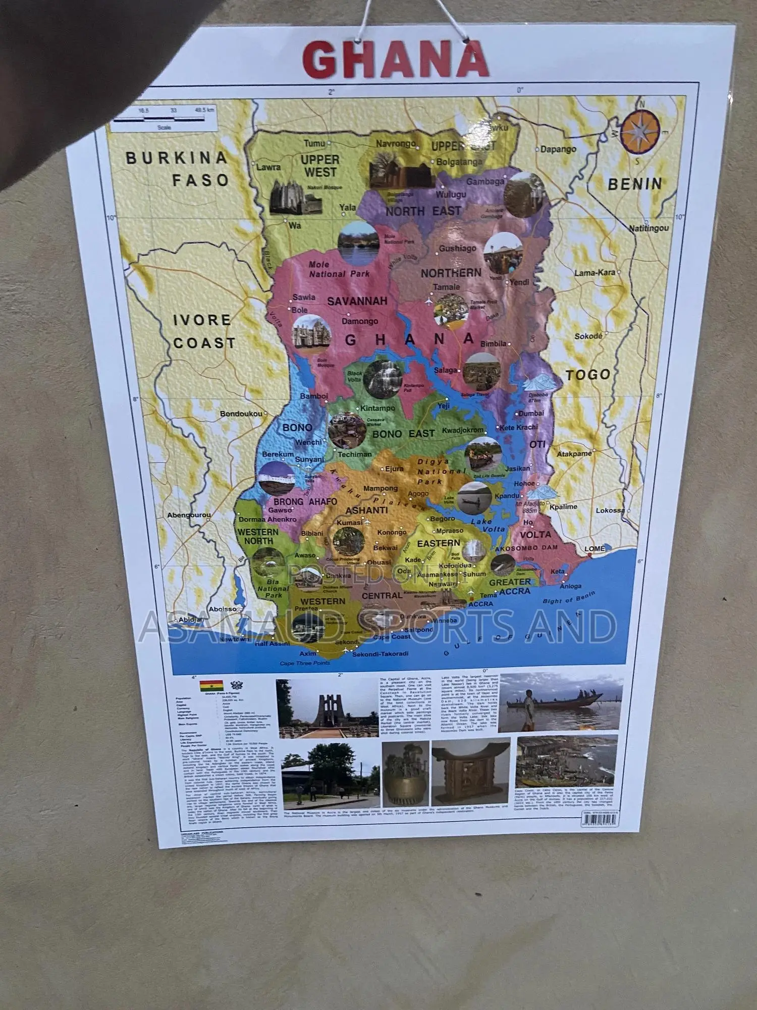 Original Laminated Ghana Calendar Available at Cool Price