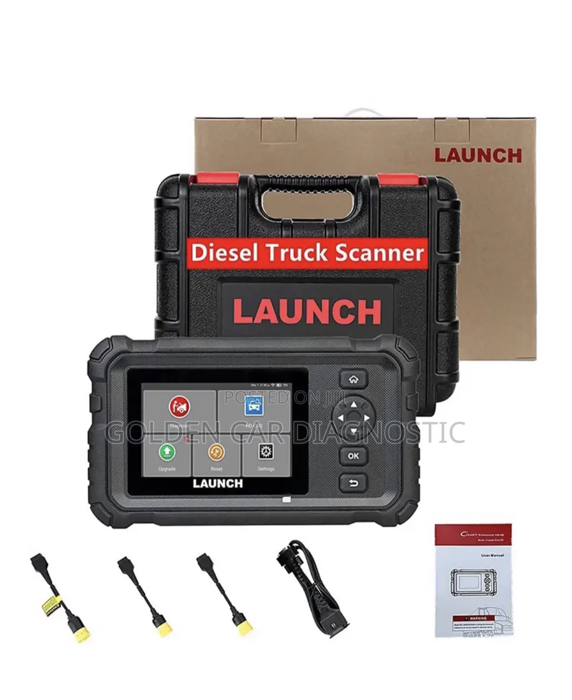 Launch Crp129 Heavy Duty Obd2 Truck Diagnostic Scanner