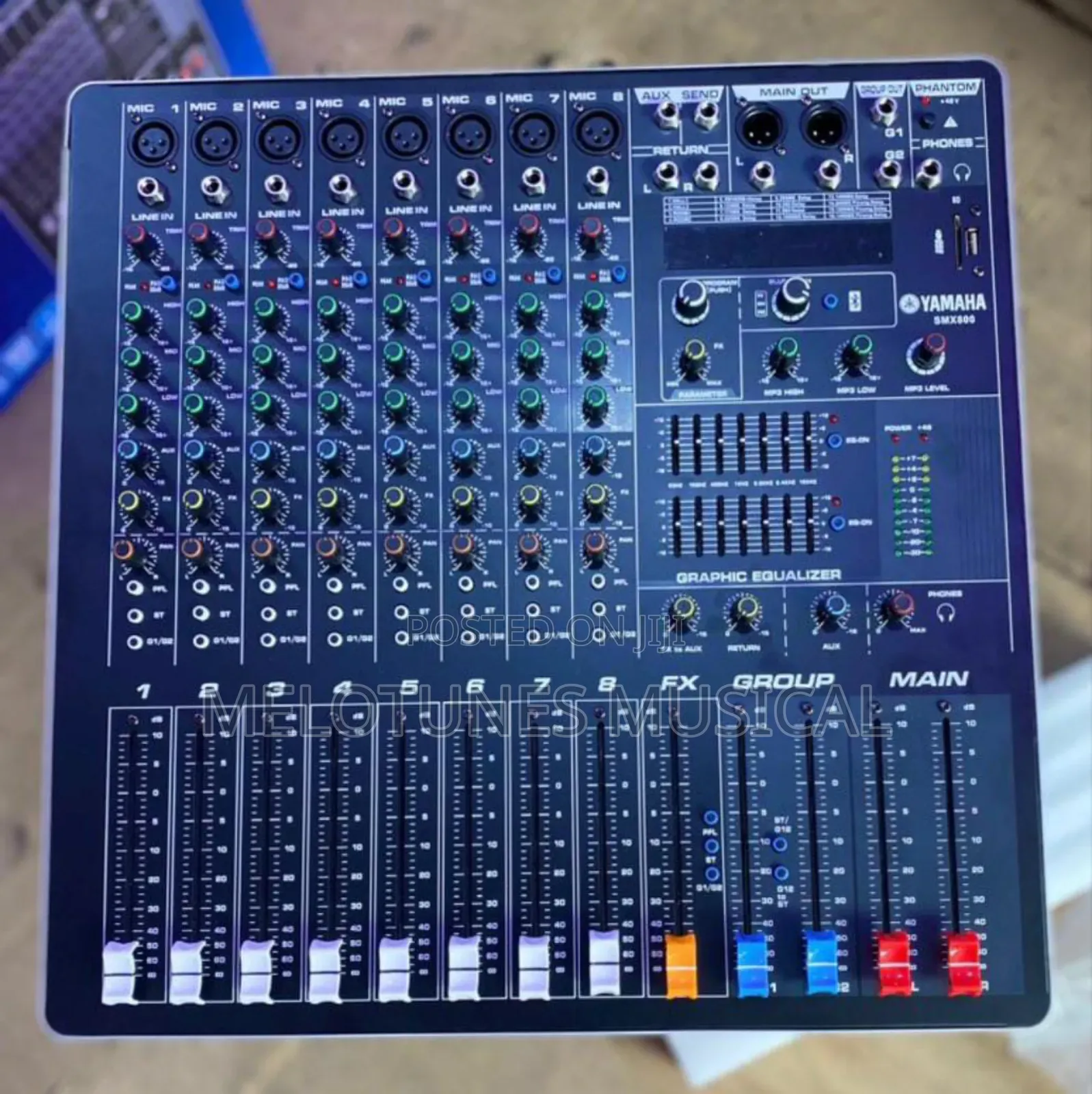 Yamaha SMX-800 8-Channel Raw Mixer
