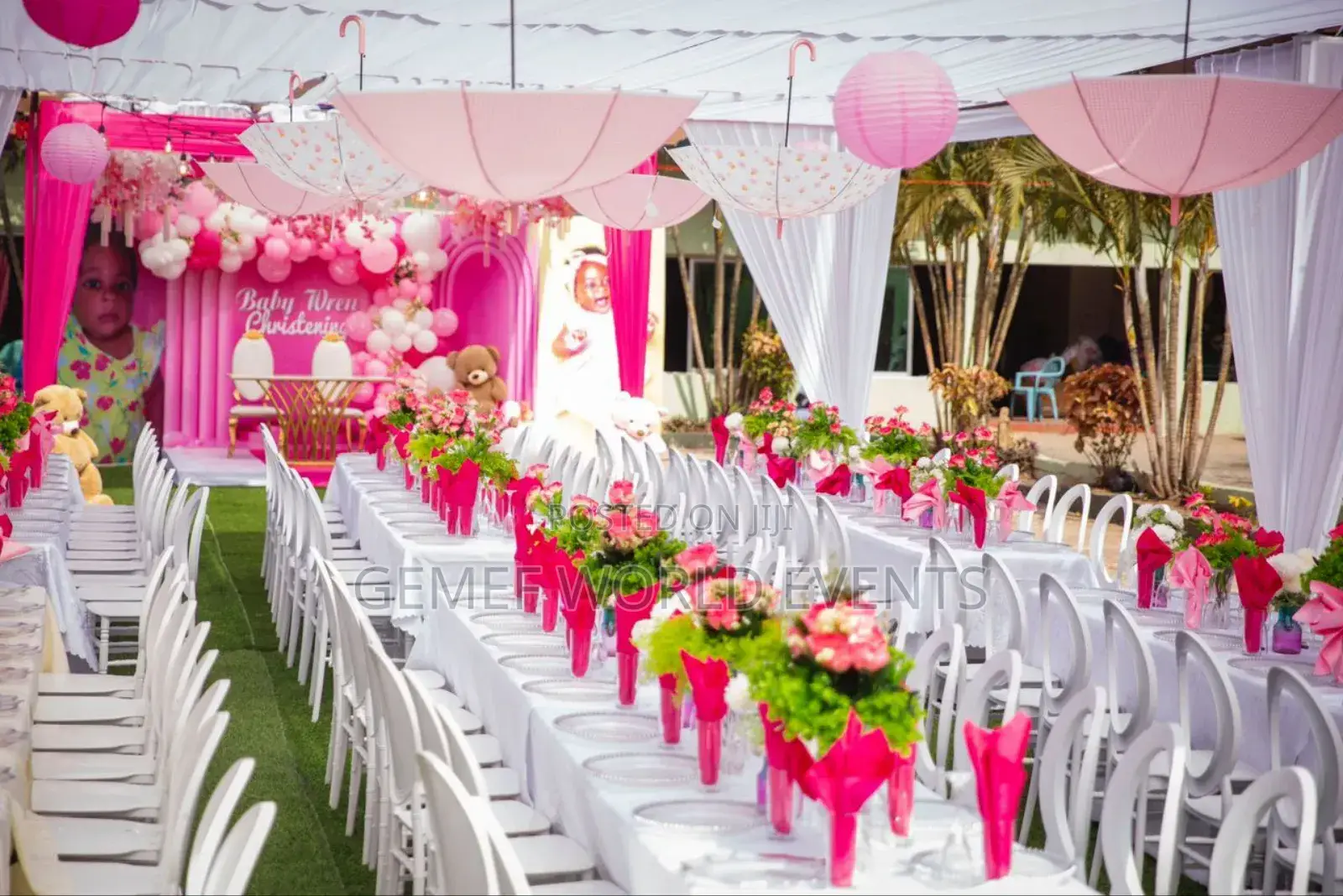 Baby Christening Decor