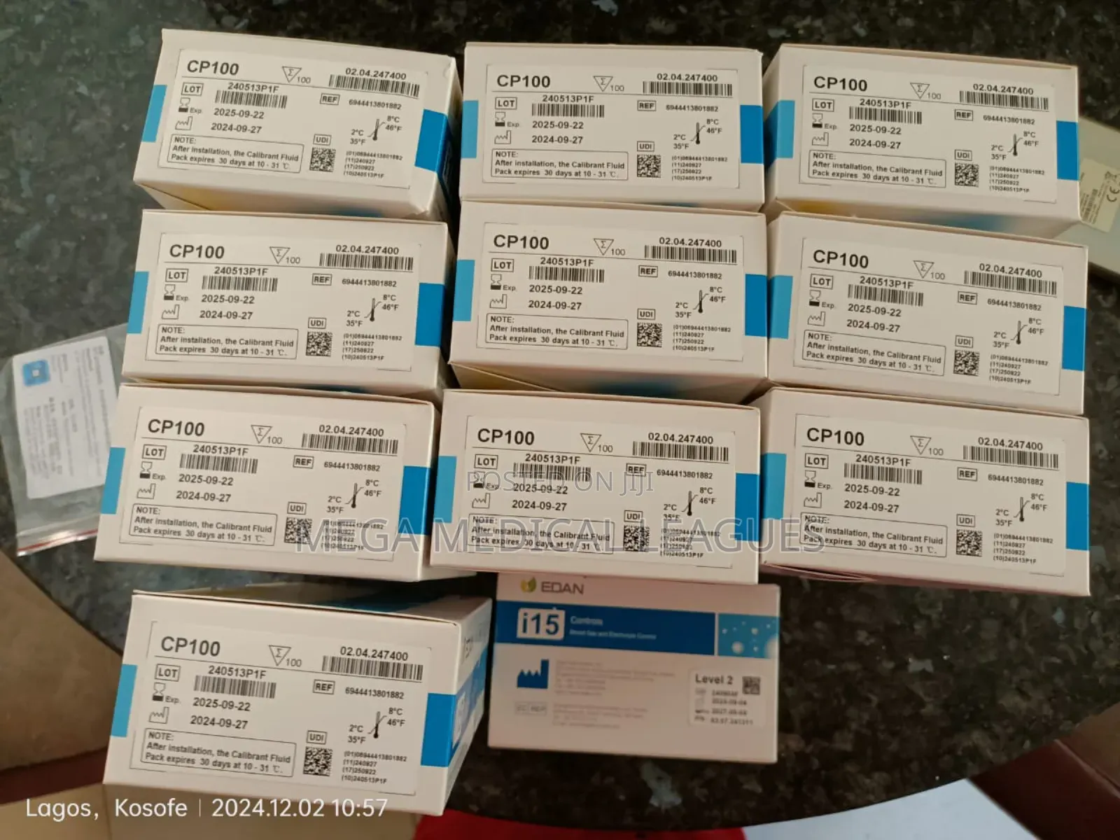 Edan BG10 Cartridge for I15 Blood Gas Analyzer