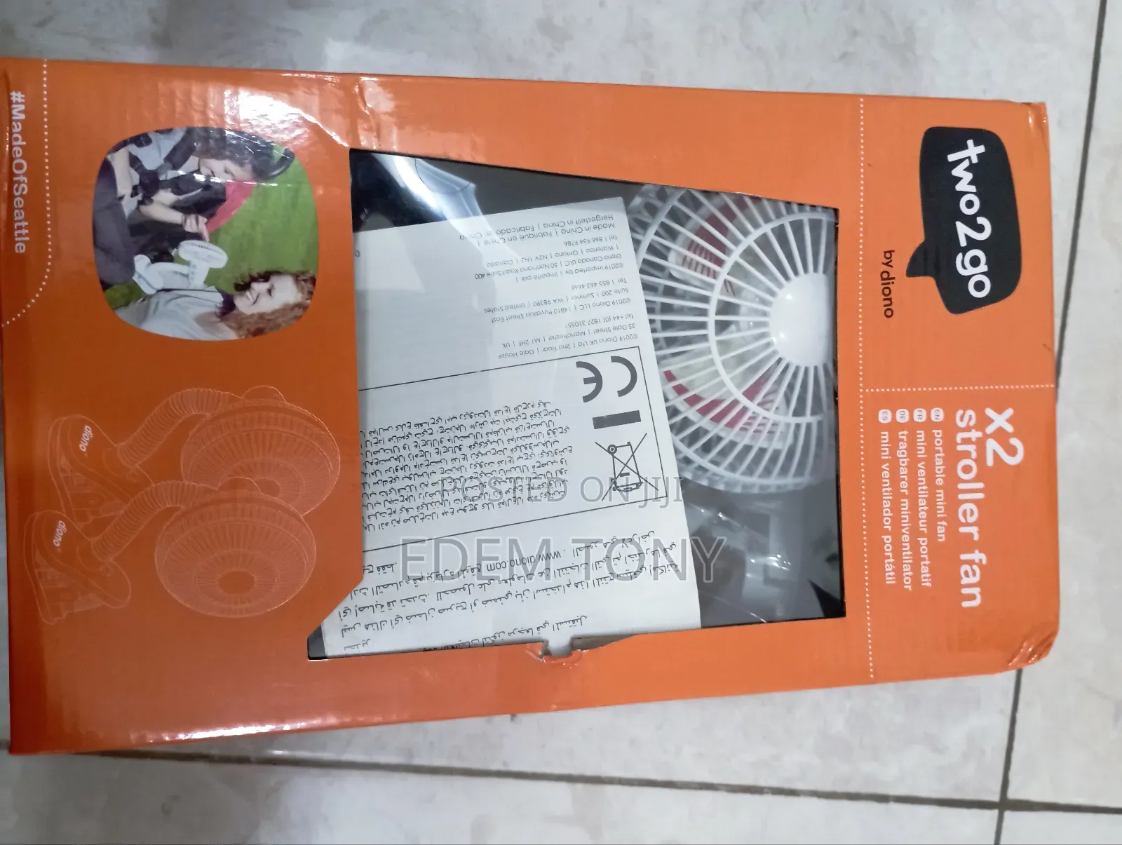 2pcs Baby Stroller Fans by Diono