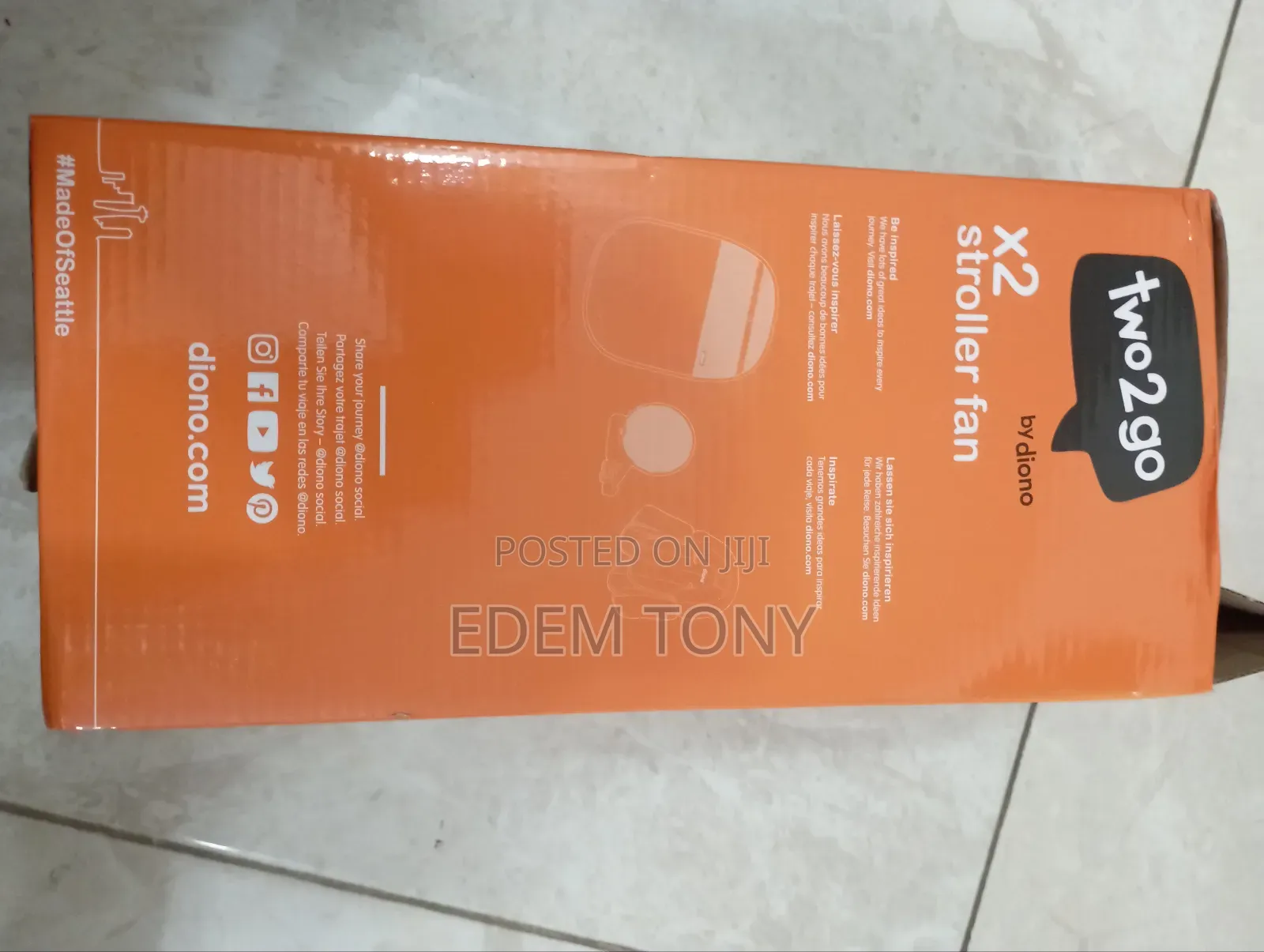 2pcs Baby Stroller Fans by Diono