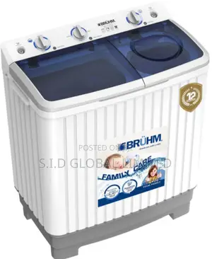 Sealed Inbox Bruhm 7kg Twin Tub Top Load Washing Machine