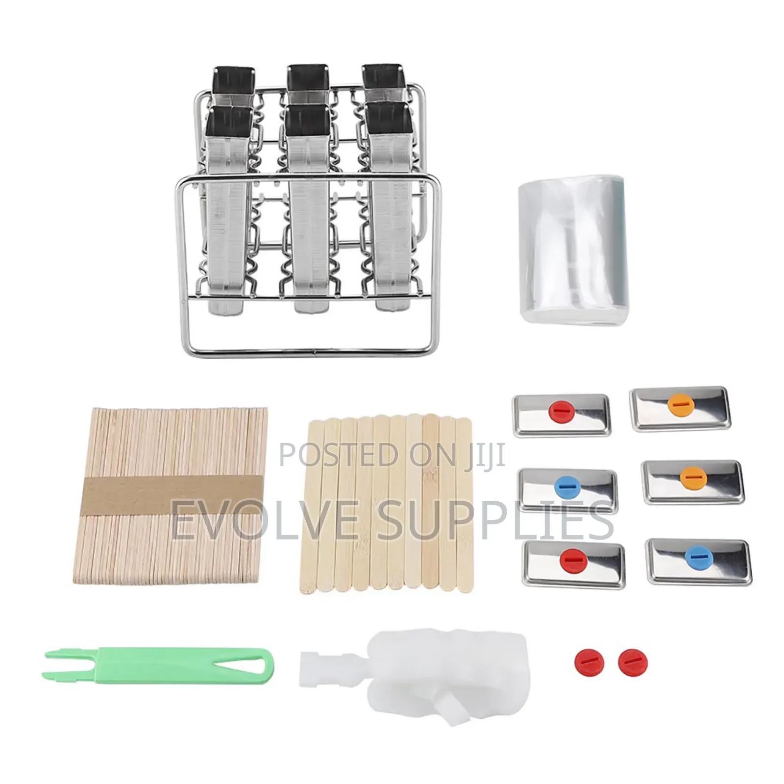 6 Slot Stainless Steel Popsicle Mould