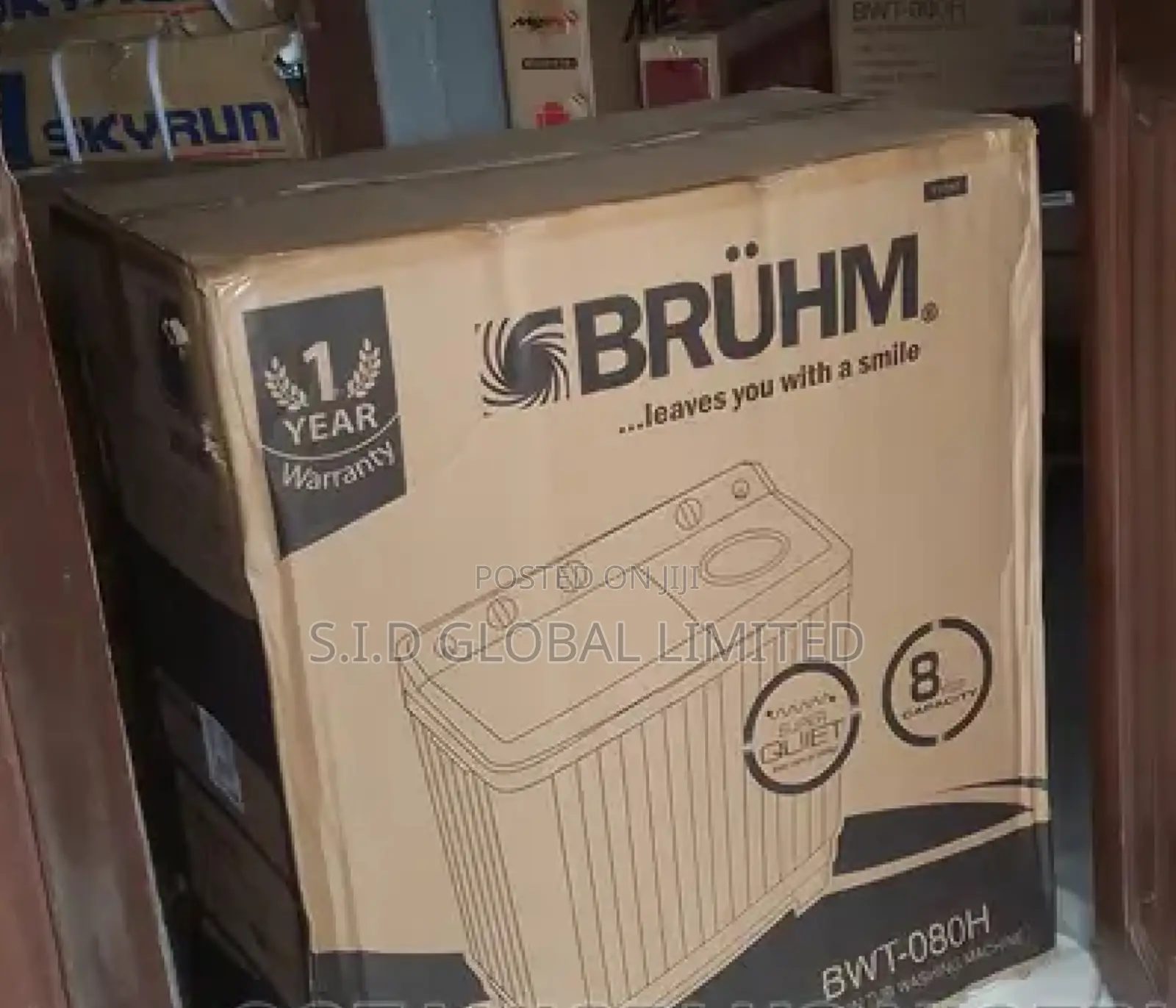 Order Superb Bruhm 12kg Twin Tub Washing Machine
