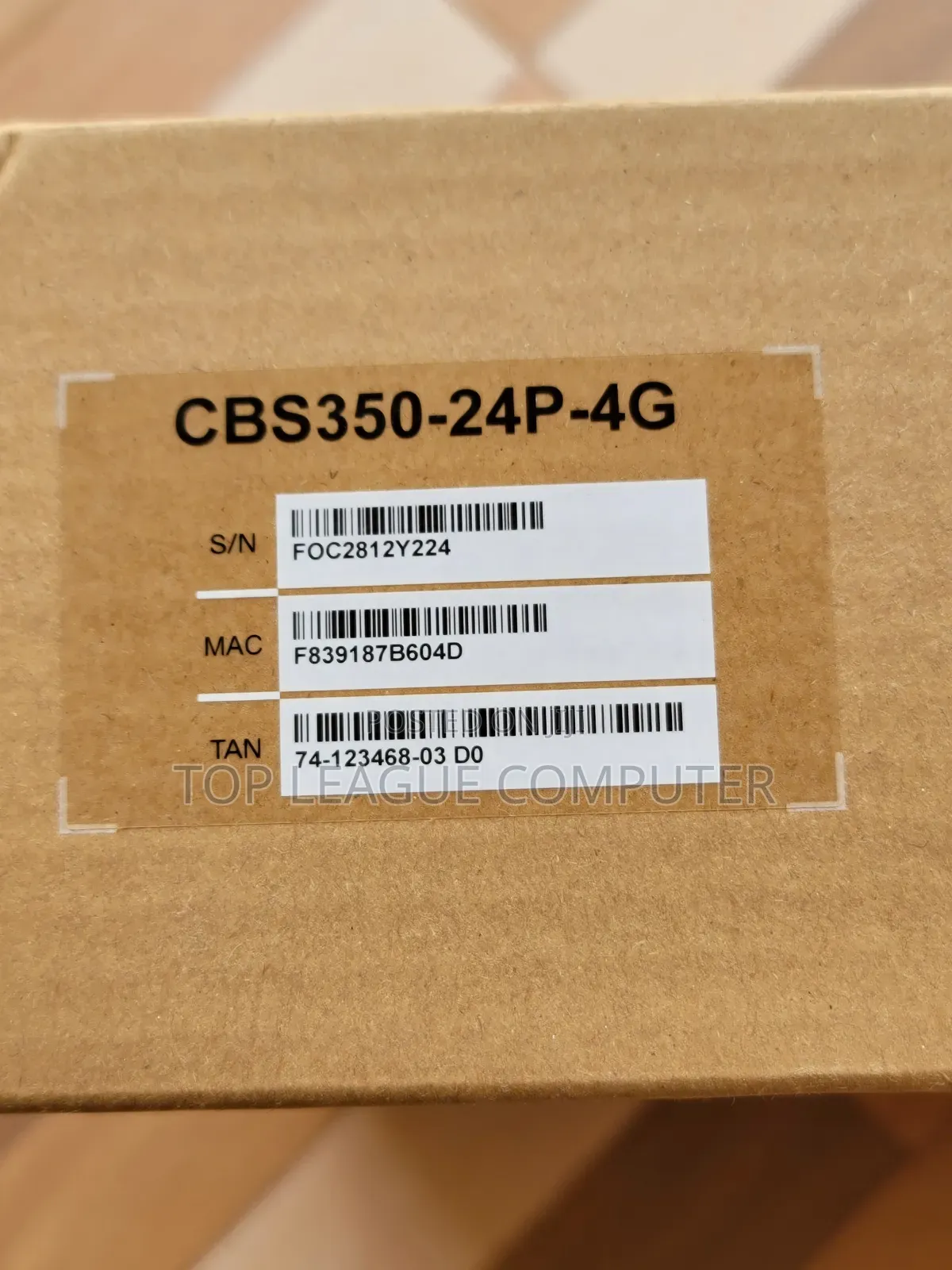 Brand New Cisco Cbs350-24p-4g Gigabit Poe+ Switch +4x SFP G