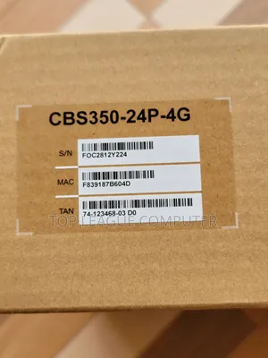 Brand New Cisco Cbs350-24p-4g Gigabit Poe+ Switch +4x SFP G