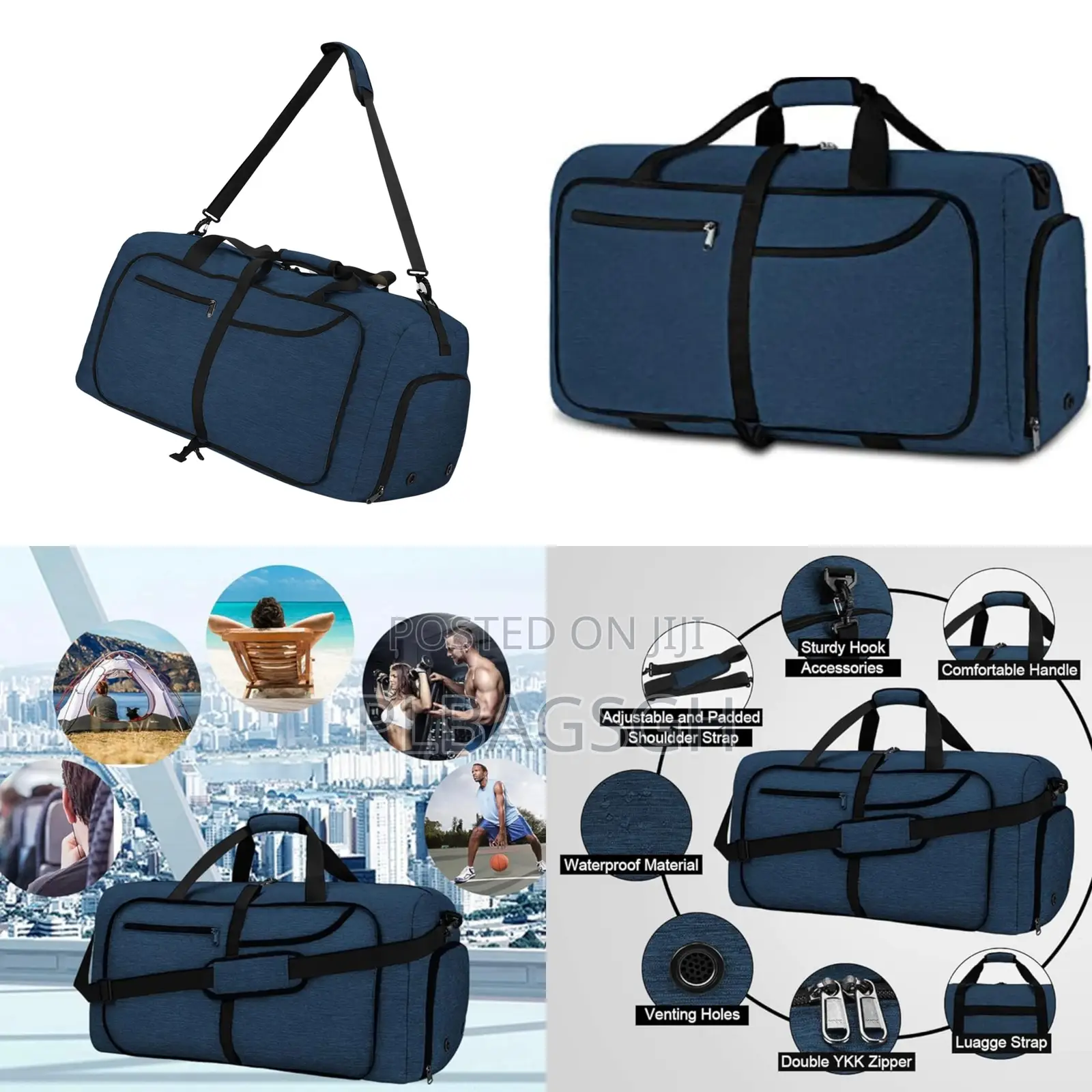 Packing Folded Bag 31 Inches Long Light Weight at Plbagsgh