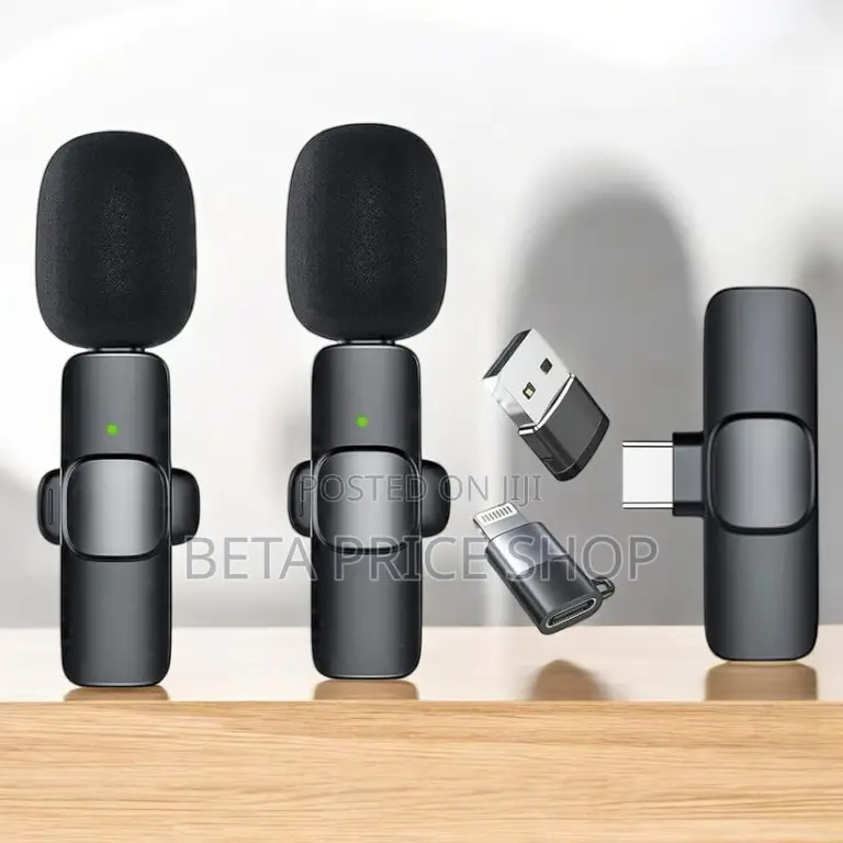2 in 1 Wireless Microphone for Android and iPhone
