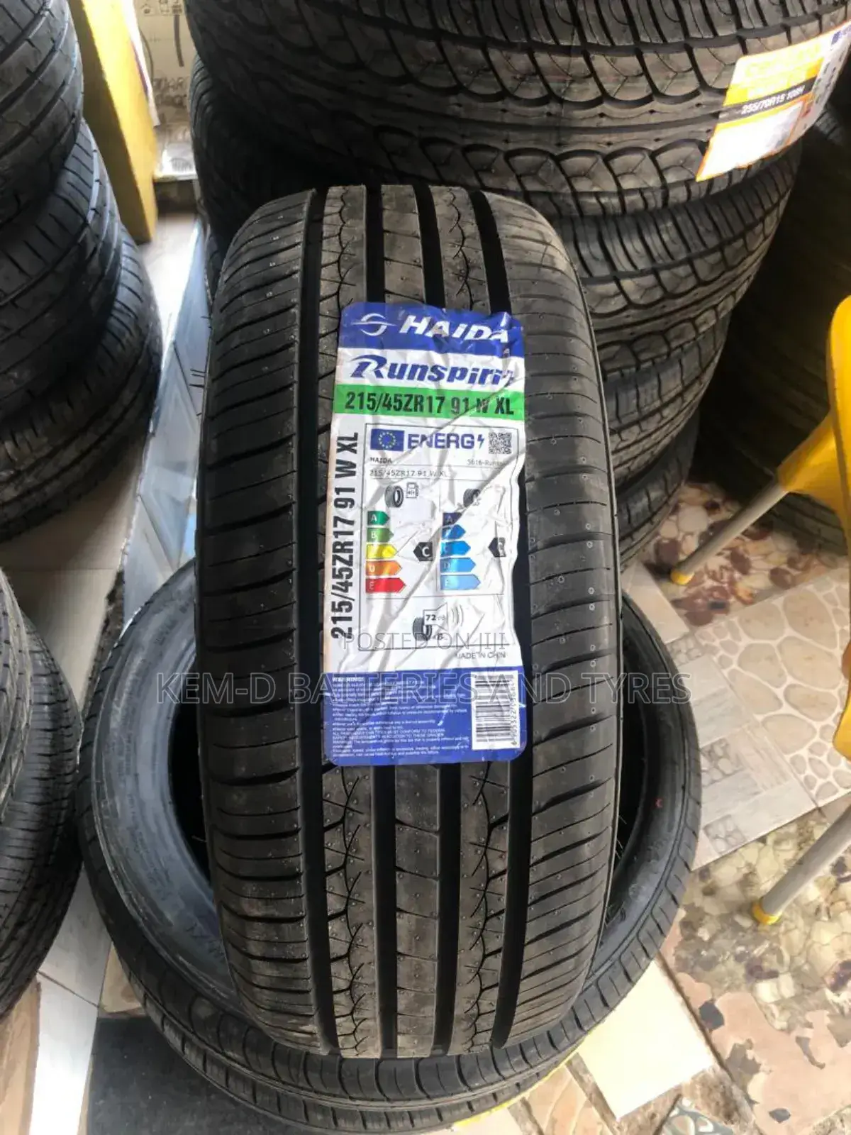215/45r17 Haida Tyres - Free Delivery