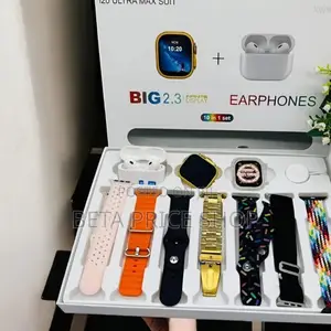 Ultra I20 Ultra Max Suit Series 8 Smartwatch (10 in One)