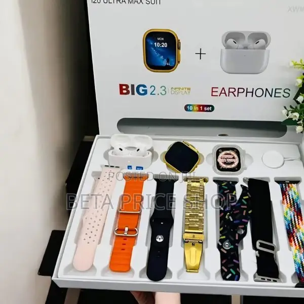 Ultra I20 Ultra Max Suit Series 8 Smartwatch (10 in One)