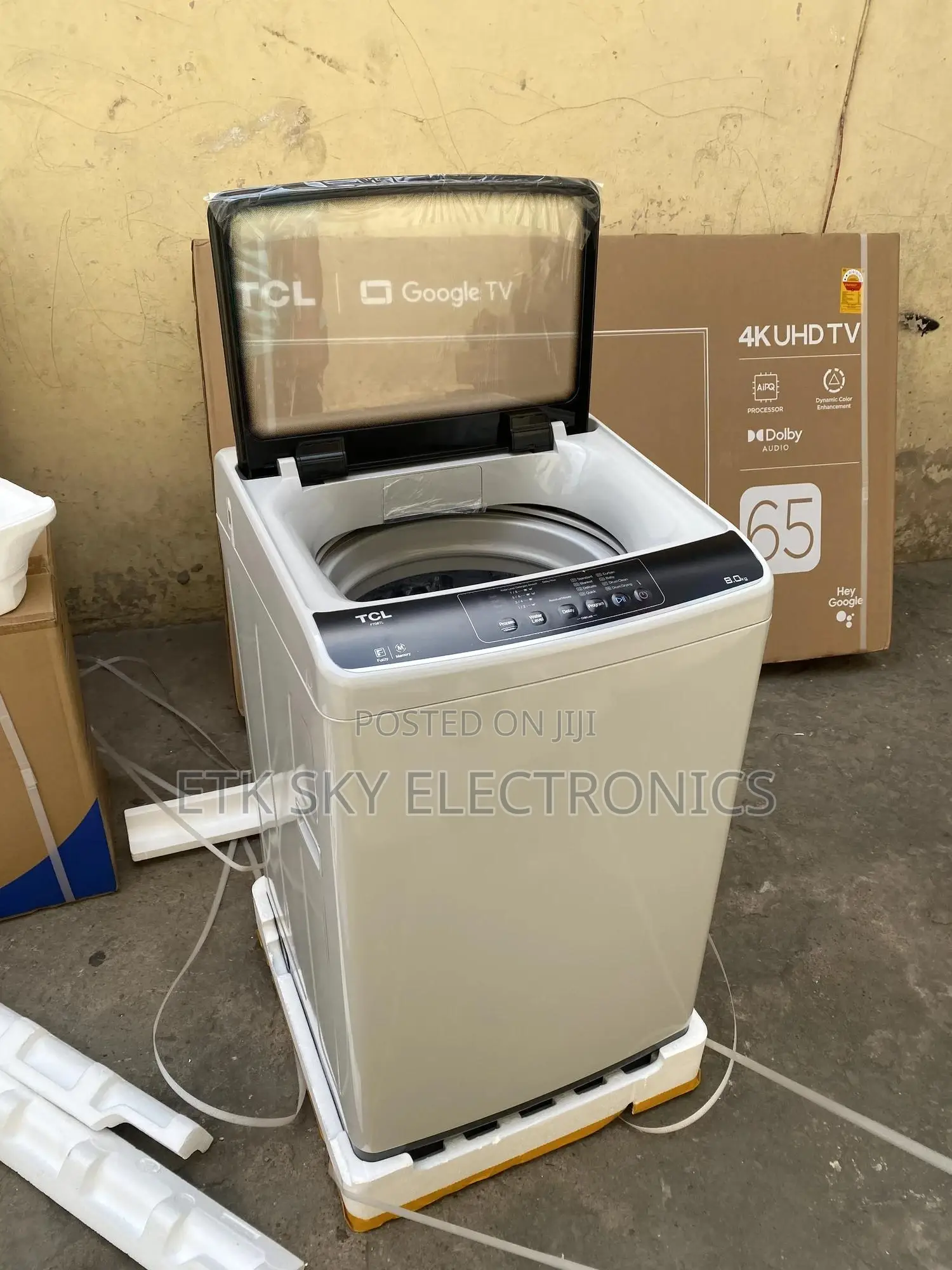 Telegenic TCL 8kg Topload Washingmachine Fully Auto