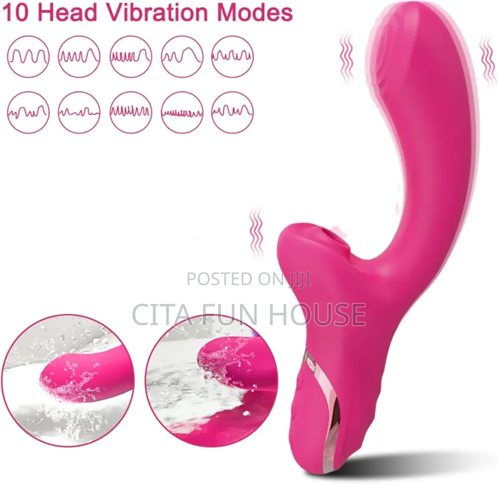 Classic Powerful Sucking Dildo Vibrator