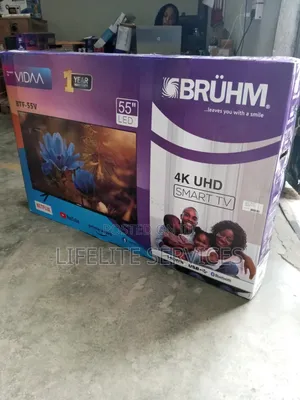 Bruhm 55" Tv Led Smart Bluetooth Connectivity