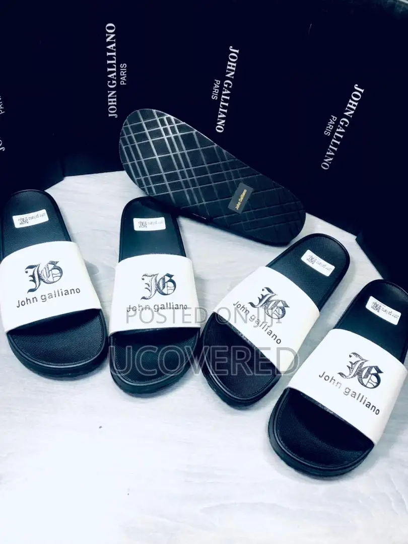 John Galliano Unisex Slides/Slippers