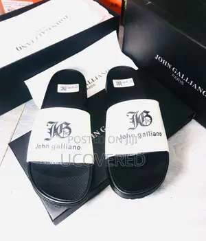 John Galliano Unisex Slides/Slippers