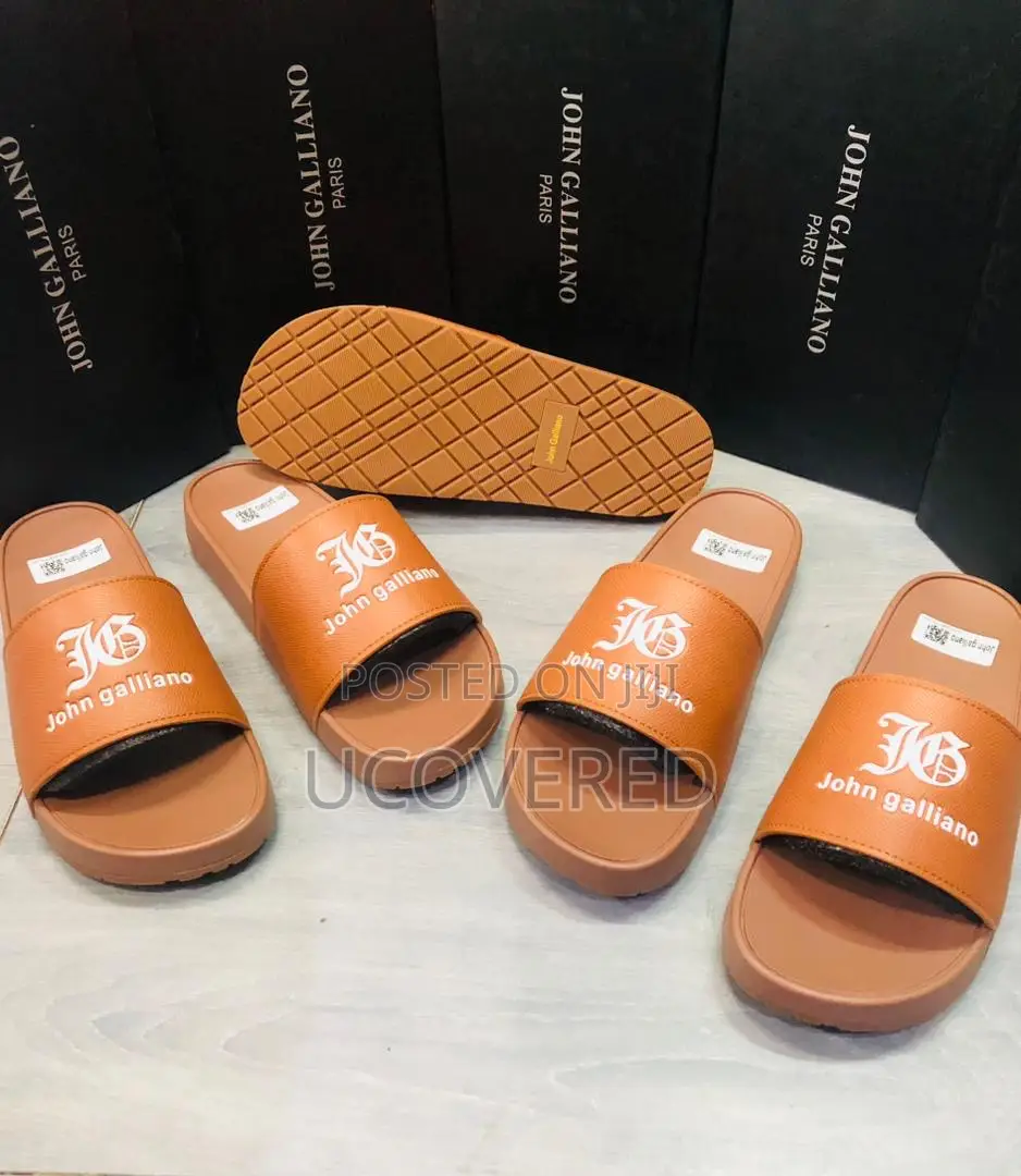 John Galliano Unisex Slides/Slippers