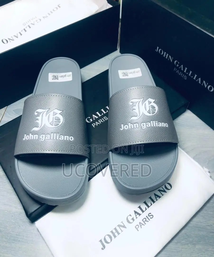 John Galliano Unisex Slides/Slippers