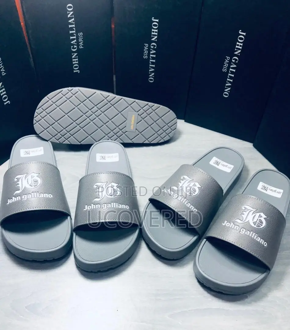 John Galliano Unisex Slides/Slippers