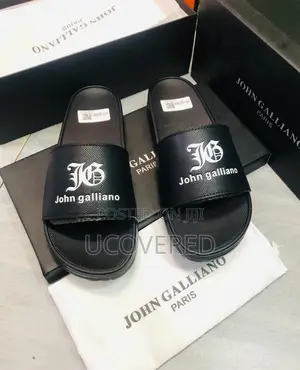 John Galliano Unisex Slides/Slippers