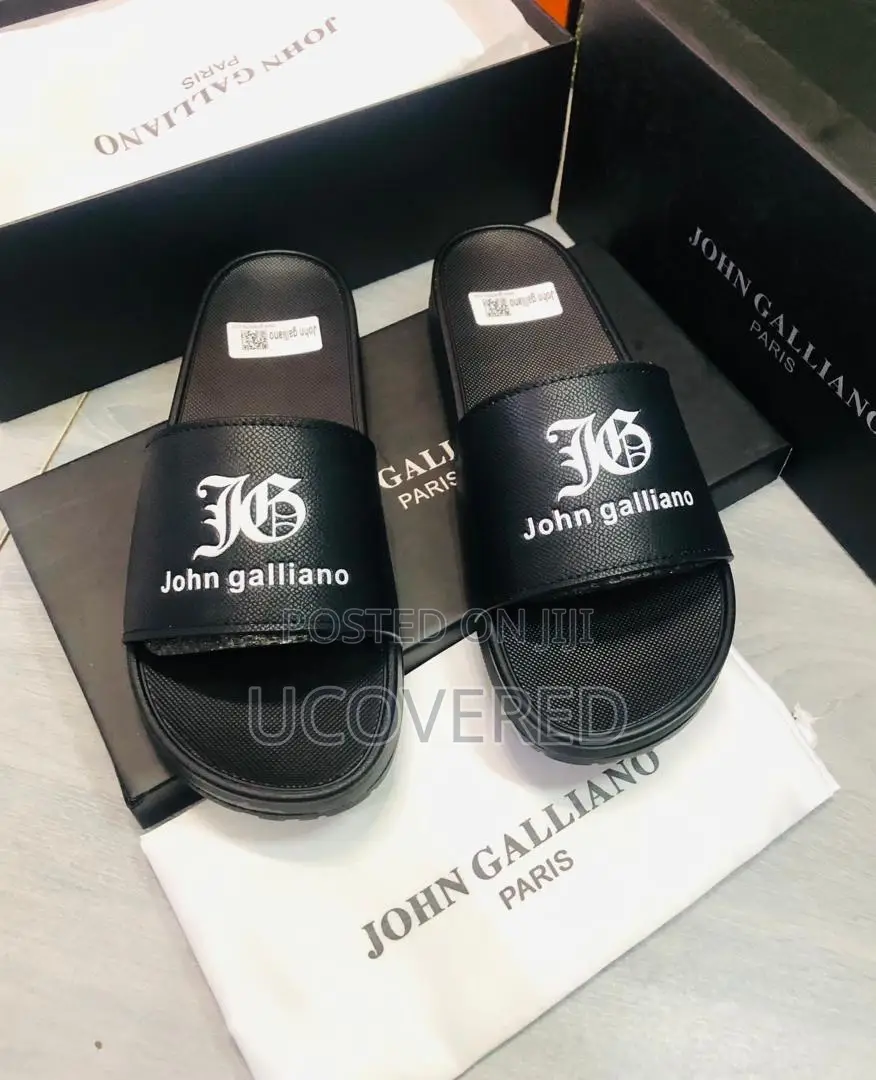 John Galliano Unisex Slides/Slippers