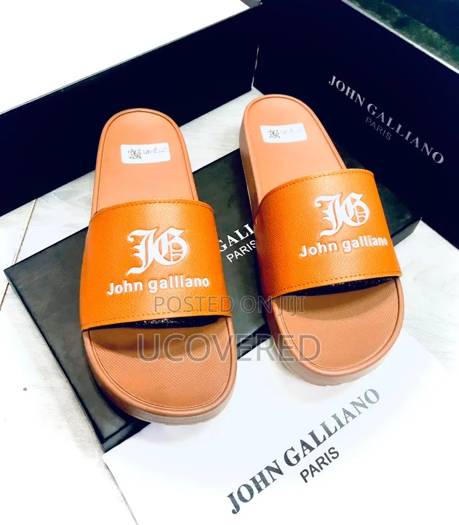 John Galliano Unisex Slides/Slippers