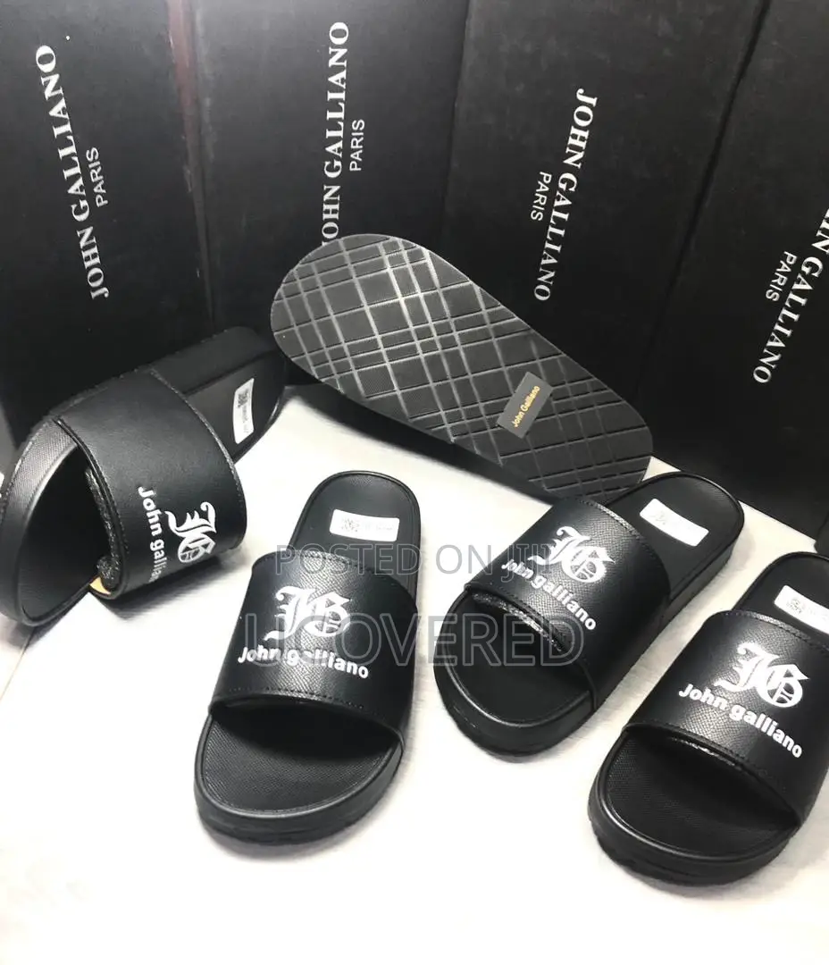 John Galliano Unisex Slides/Slippers