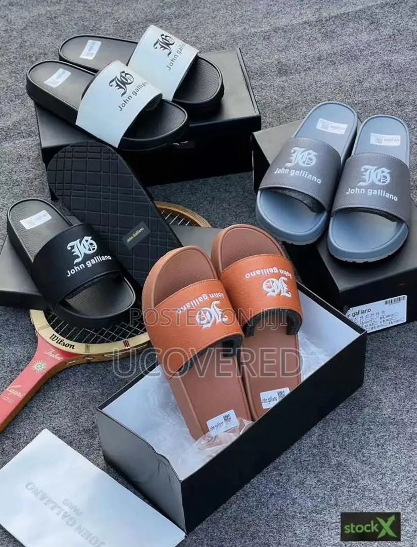 John Galliano Unisex Slides/Slippers