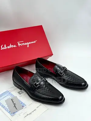 Salvatore Ferragamo Men’S Leather Executive Shoes