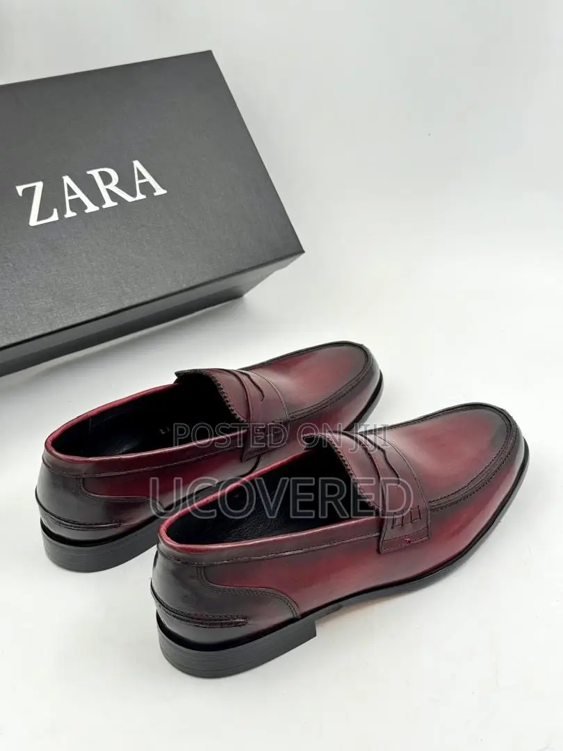 ZARA Men’S Leather Loafers