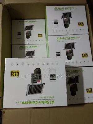 4g Ai Smart Solar Camera ( All Sim Card )