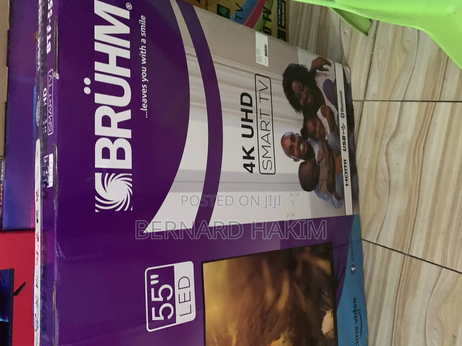 Bruhm 55” 4KUHD Smart Digital Satellite