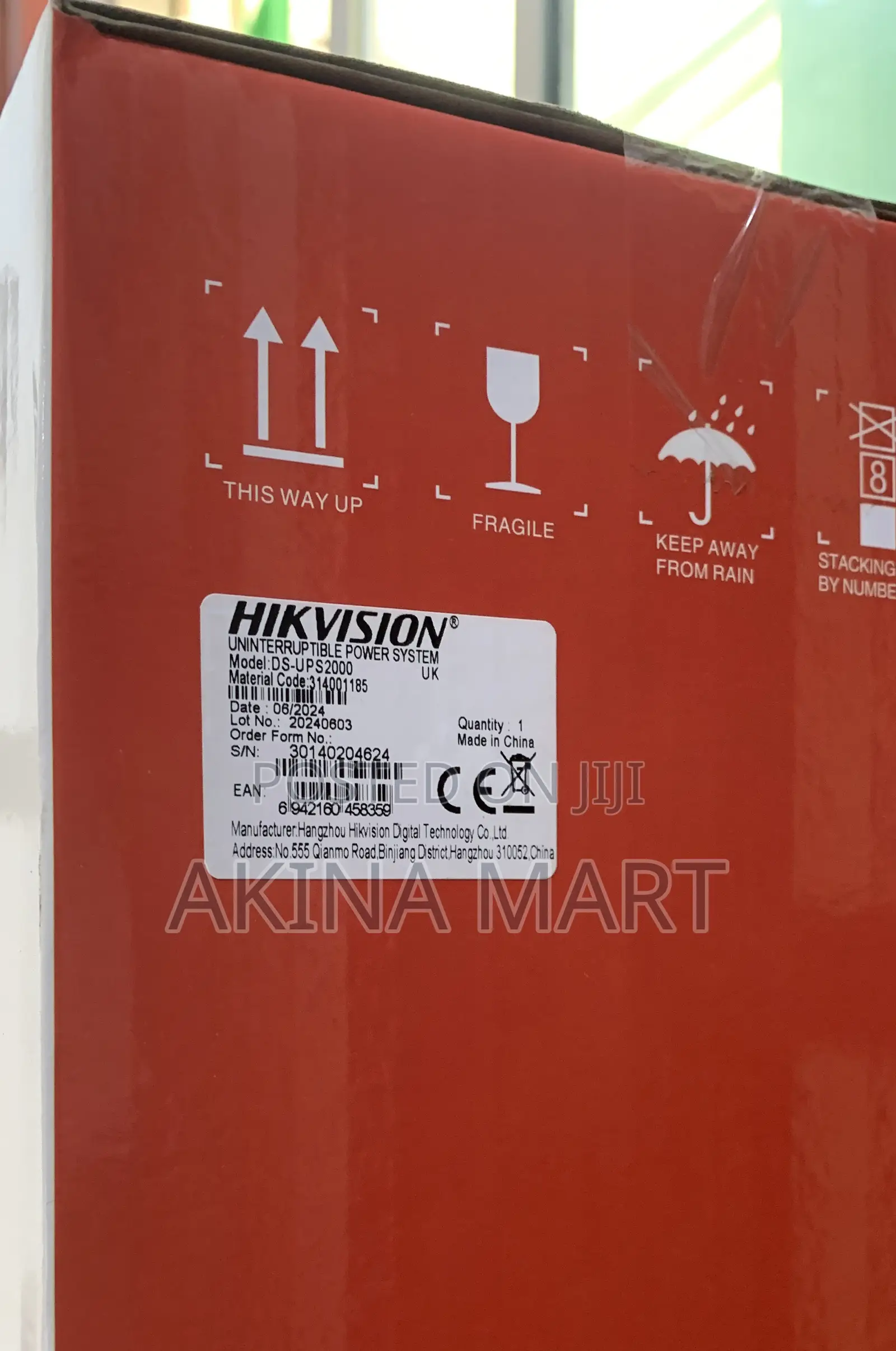 Hikvision Ups 2000va 2kva Ups LCD Display Avr