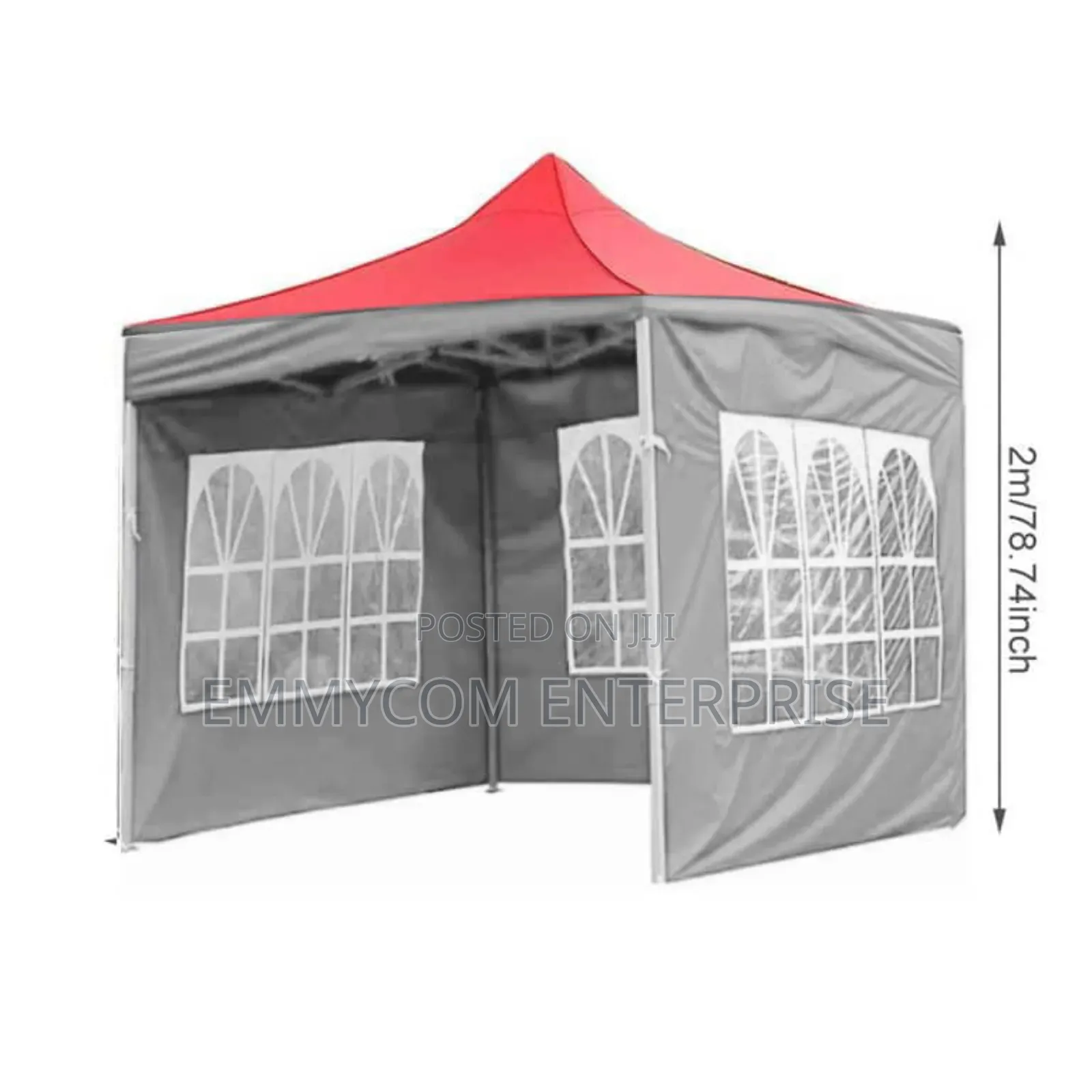 Pop Up 10 Feet by 10feet Tent (With 3 Sides Cover)