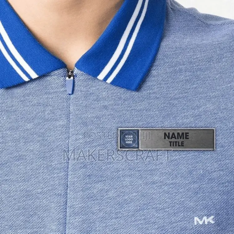Metal Name Badges / Name Tag 75 X 28mm