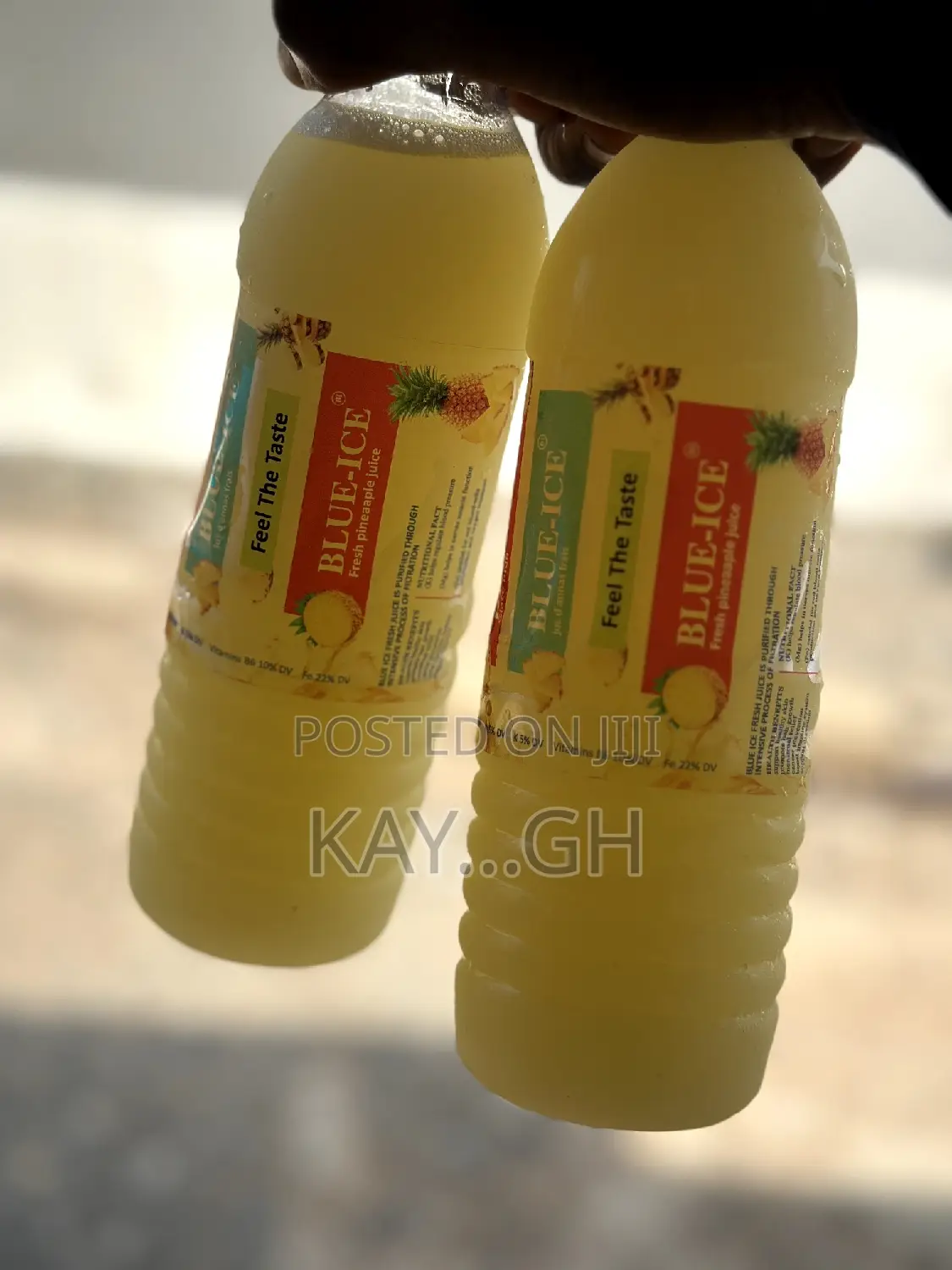 Blue Ice Pineapple Juice