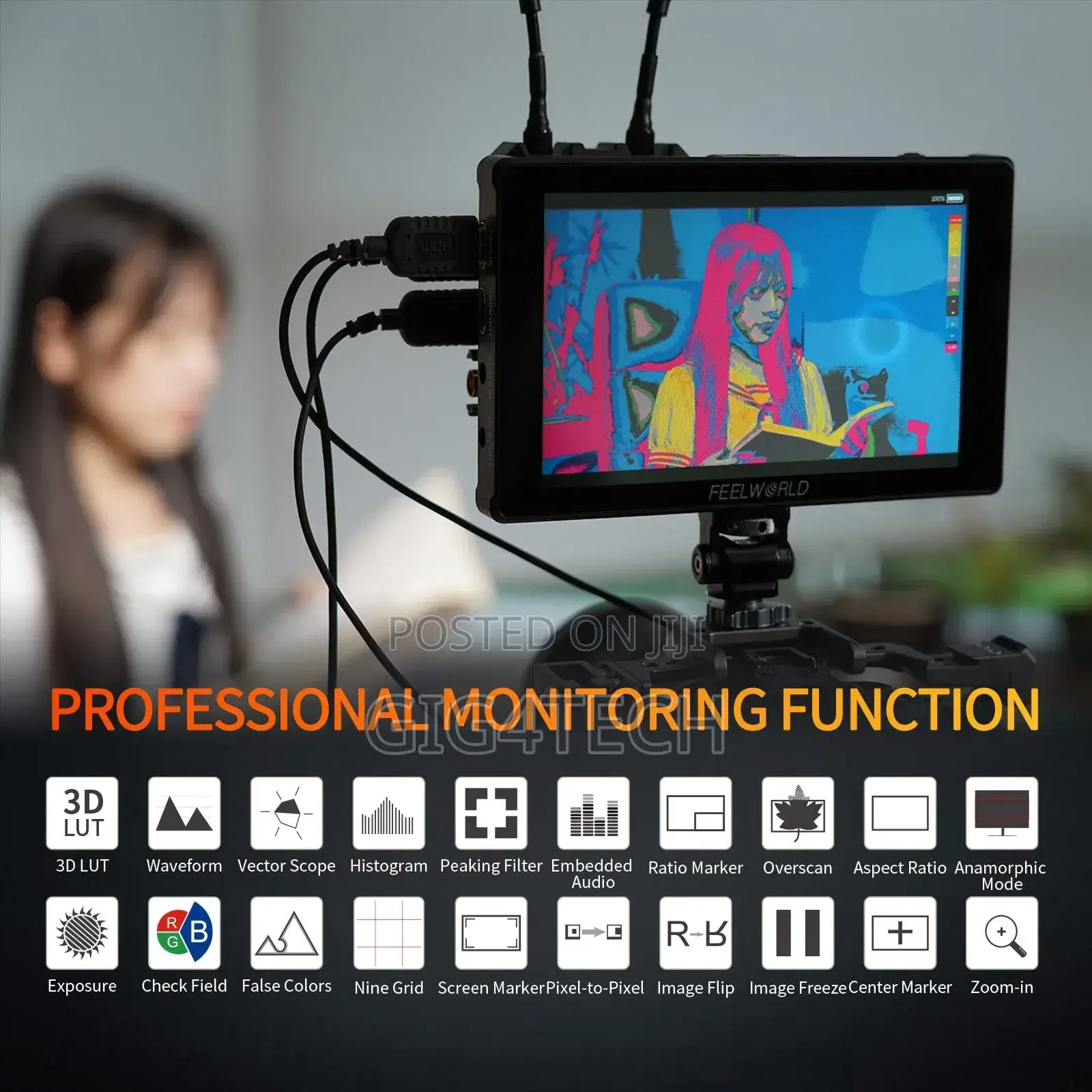 Feelworld F7 Plus 7 Inch DSLR Camera Field Monitor Touch