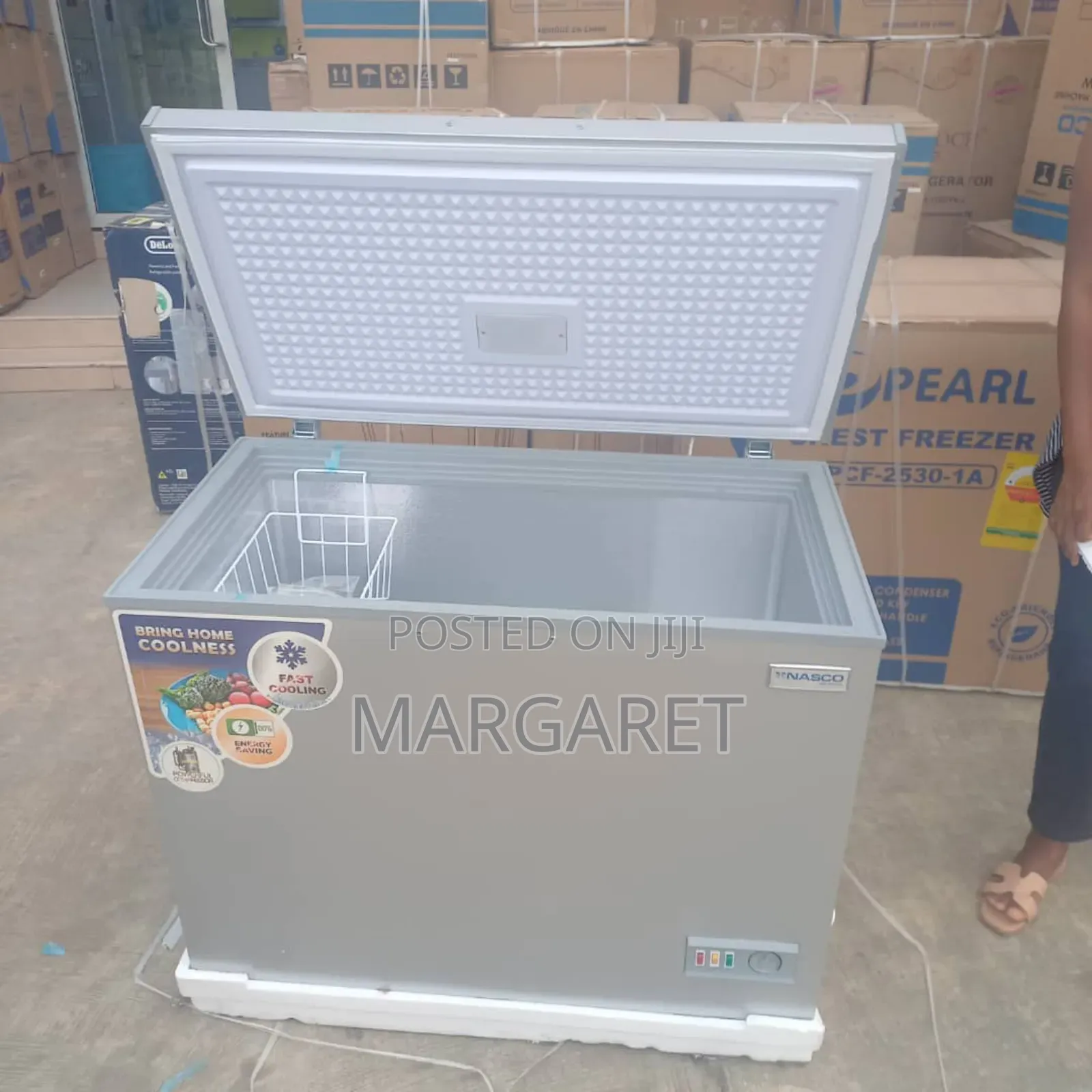 Powerful Compressor Nasco 250 Littres Chest Freezer