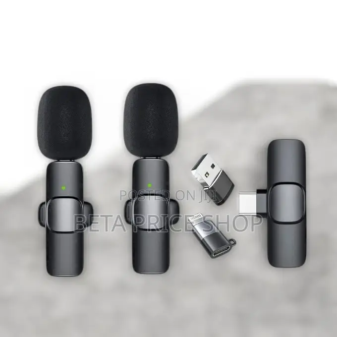 2 in 1 Wireless Microphone for Android and iPhone