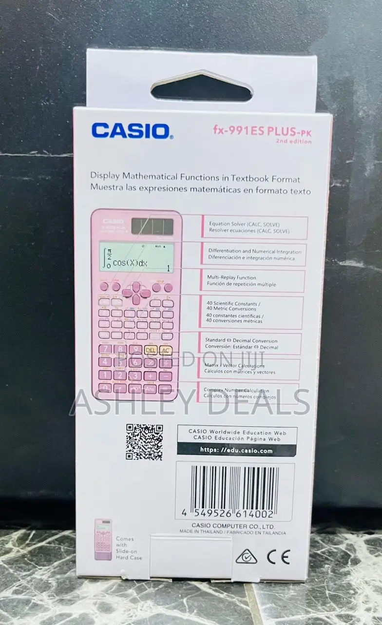 FX-991ES Pink-Plus Scientific Calculator