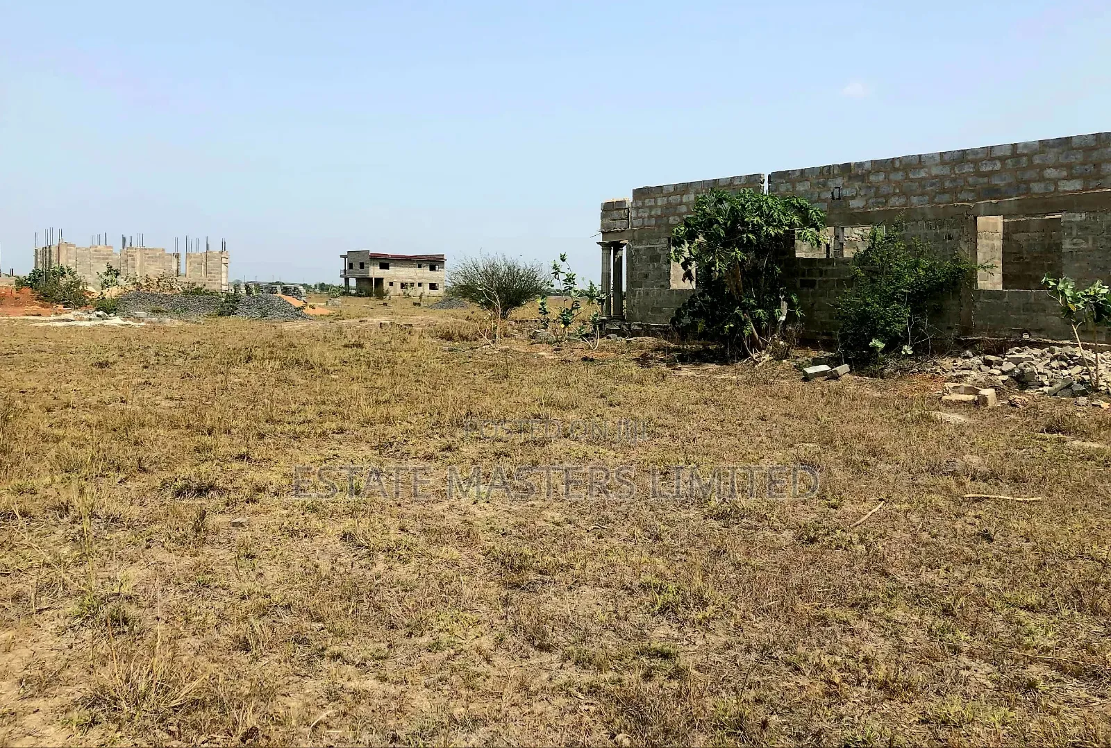 Levelled Estate Land for Sale at Prampram
