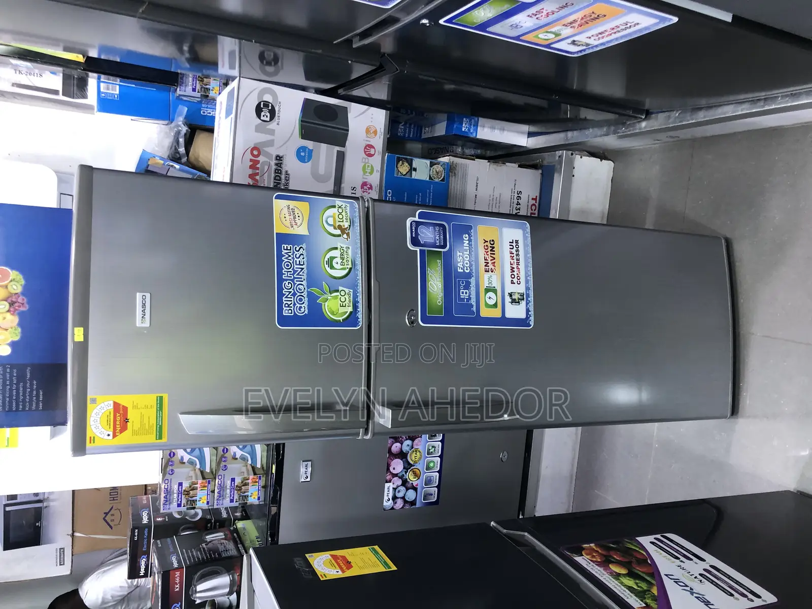 Quality and Affordable Nasco Top Freezer Double Door 165